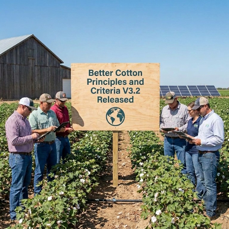 Une nouvelle ère dans la production durable de coton : Publication des principes et critères de Better Cotton V3.2