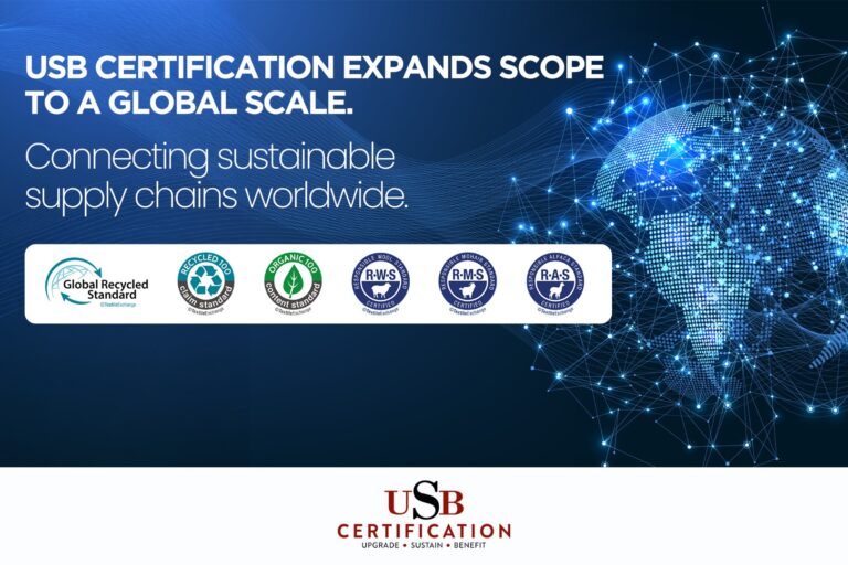 USB Certification étend son champ d&rsquo;accréditation à la couverture mondiale des normes Textile Exchange