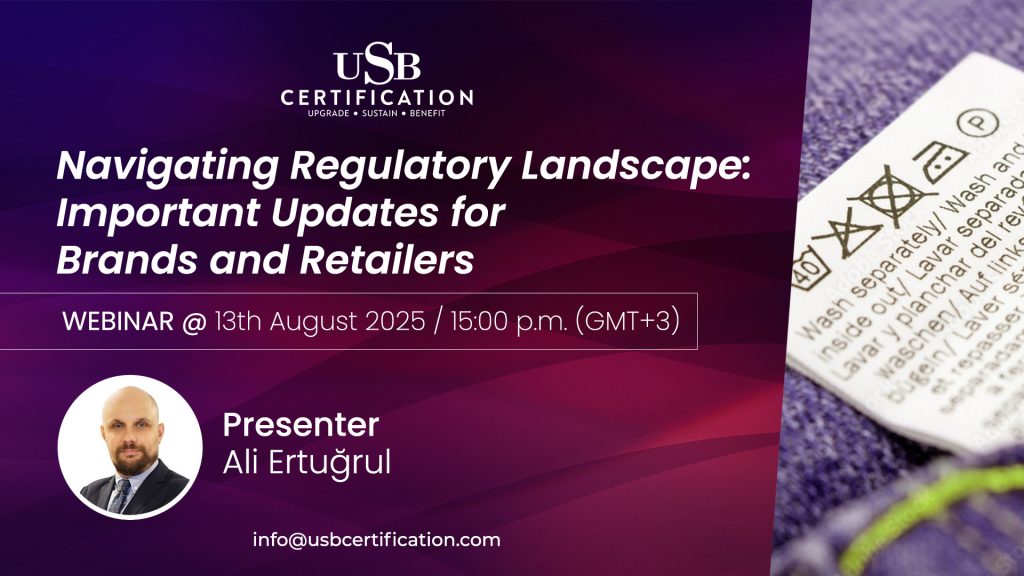 Invitation à notre webinaire : Éclairage sur les évolutions réglementaires dans le secteur du textile et de l’habillement